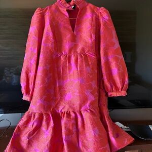 Pink and orange Tuckernuck dress